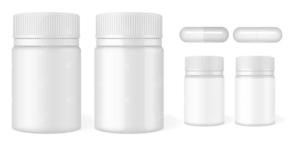 بسته‌بندی پلاستیکی برای قرص‌ها و داروها.