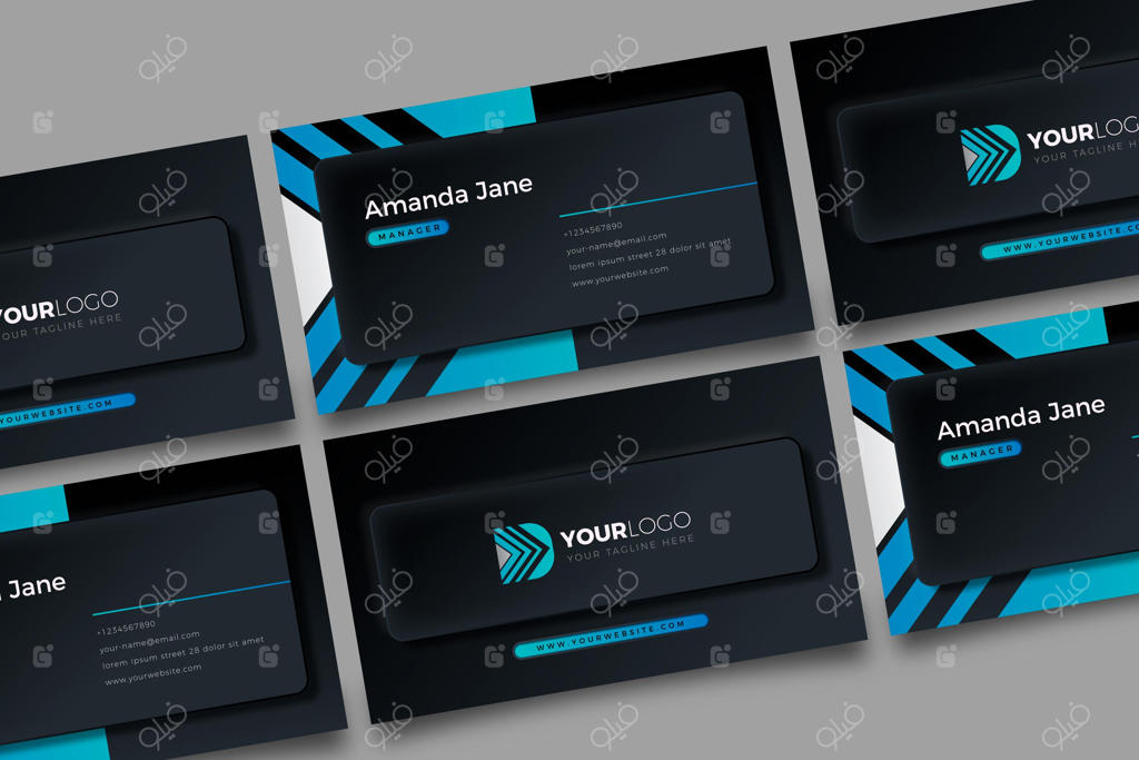 کارت ویزیت به سبک نئومورفیک