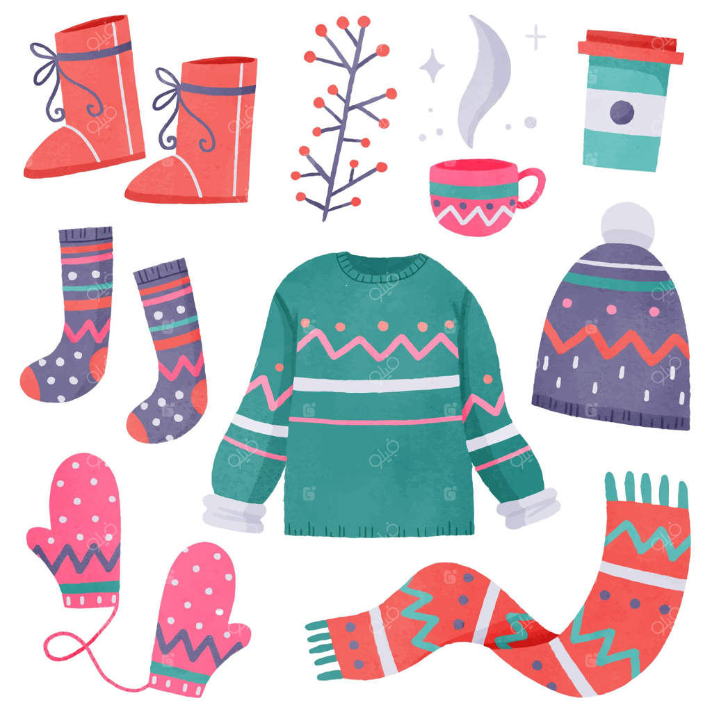 لباس‌ها و لوازم ضروری زمستانی با رنگ‌آب