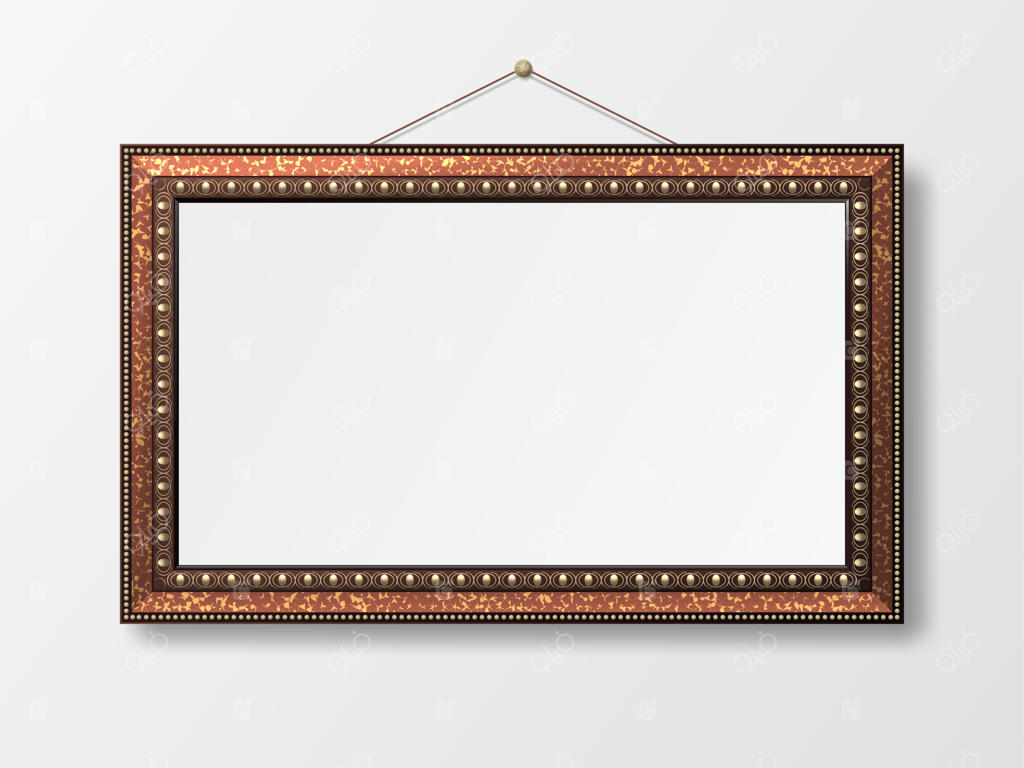 قاب عکس قدیمی و دکوراتیو.