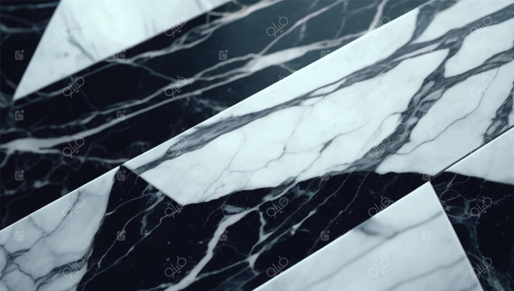 تصویر پس‌زمینه مرمر انتزاعی - برداری و بافت