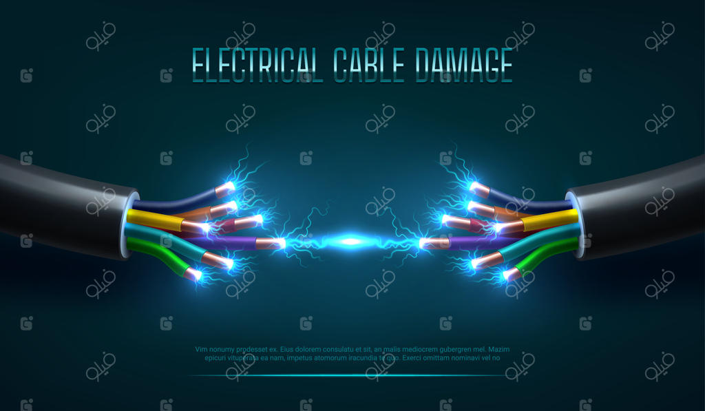 قطع کابل برق با تخلیه الکتریکی