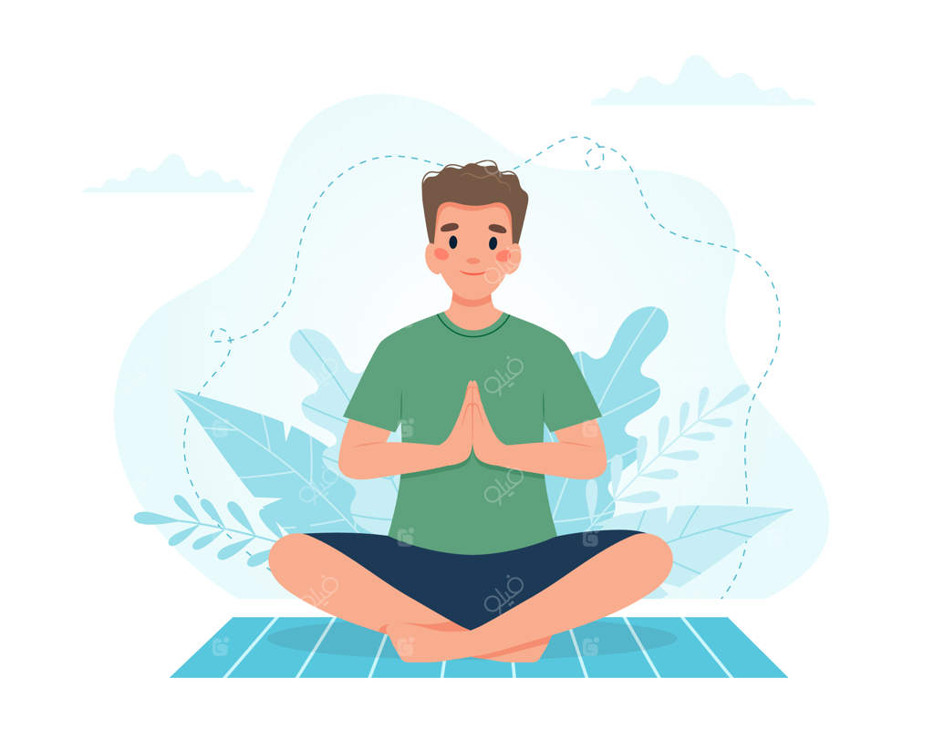 تصویرسازی یوگا در خانه