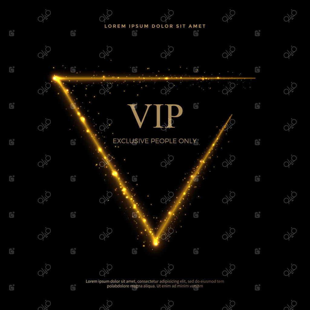 پس‌زمینه‌ی انتزاعی با درخشش طلایی