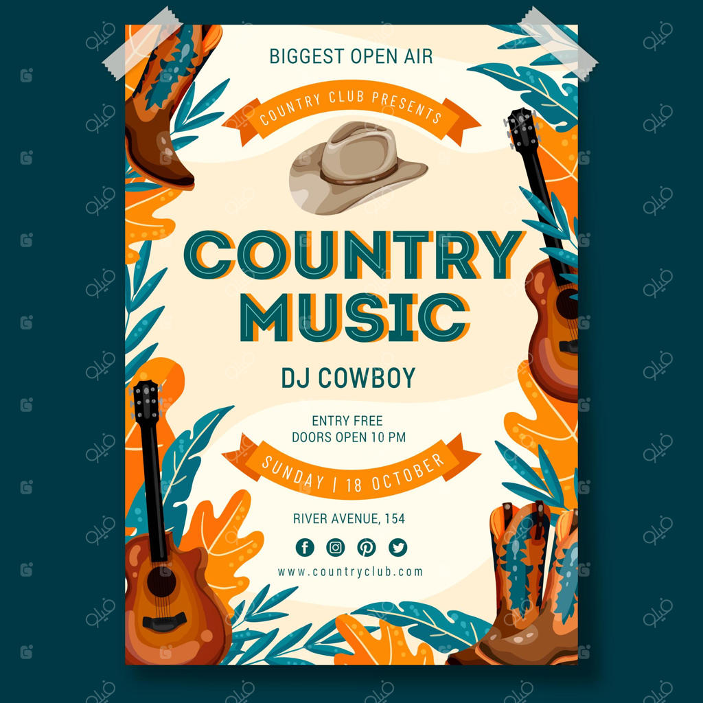 پوستر جشنواره موسیقی فضای باز