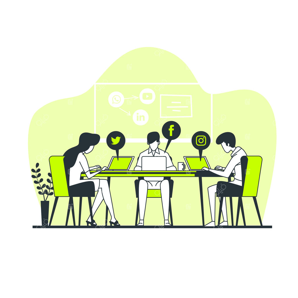 تصویری از مفهوم شبکه‌های اجتماعی