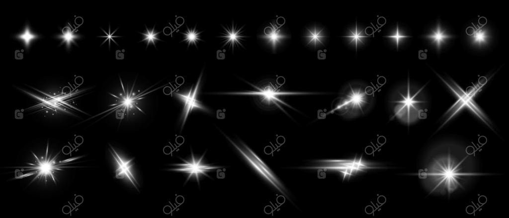 افکت‌های درخشان ستاره‌ای برای