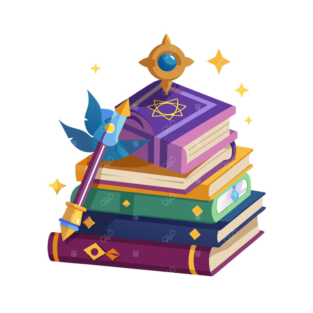 تصویرسازی کتاب‌ها به سبک طراحی تخت