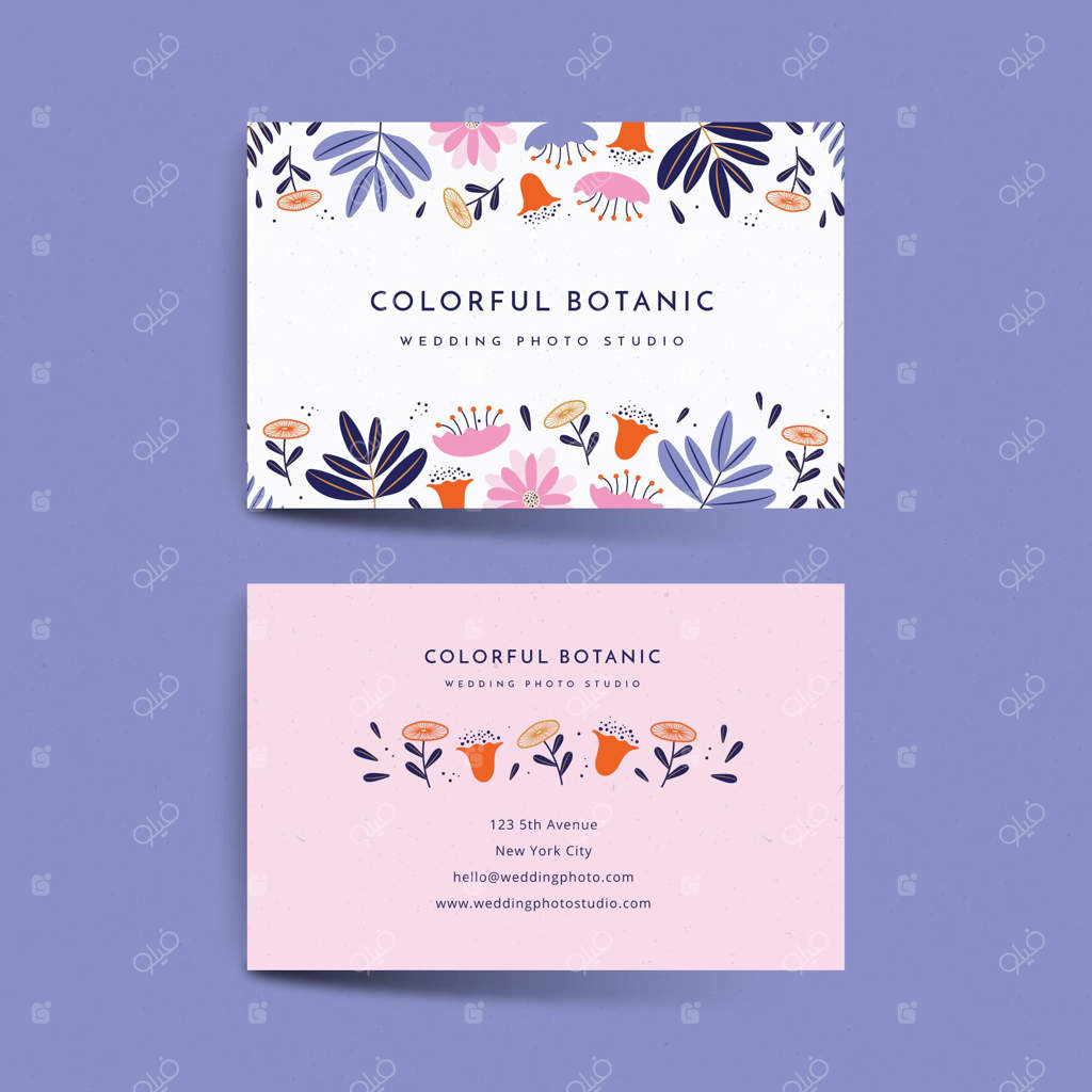 کارت ویزیت دو رو