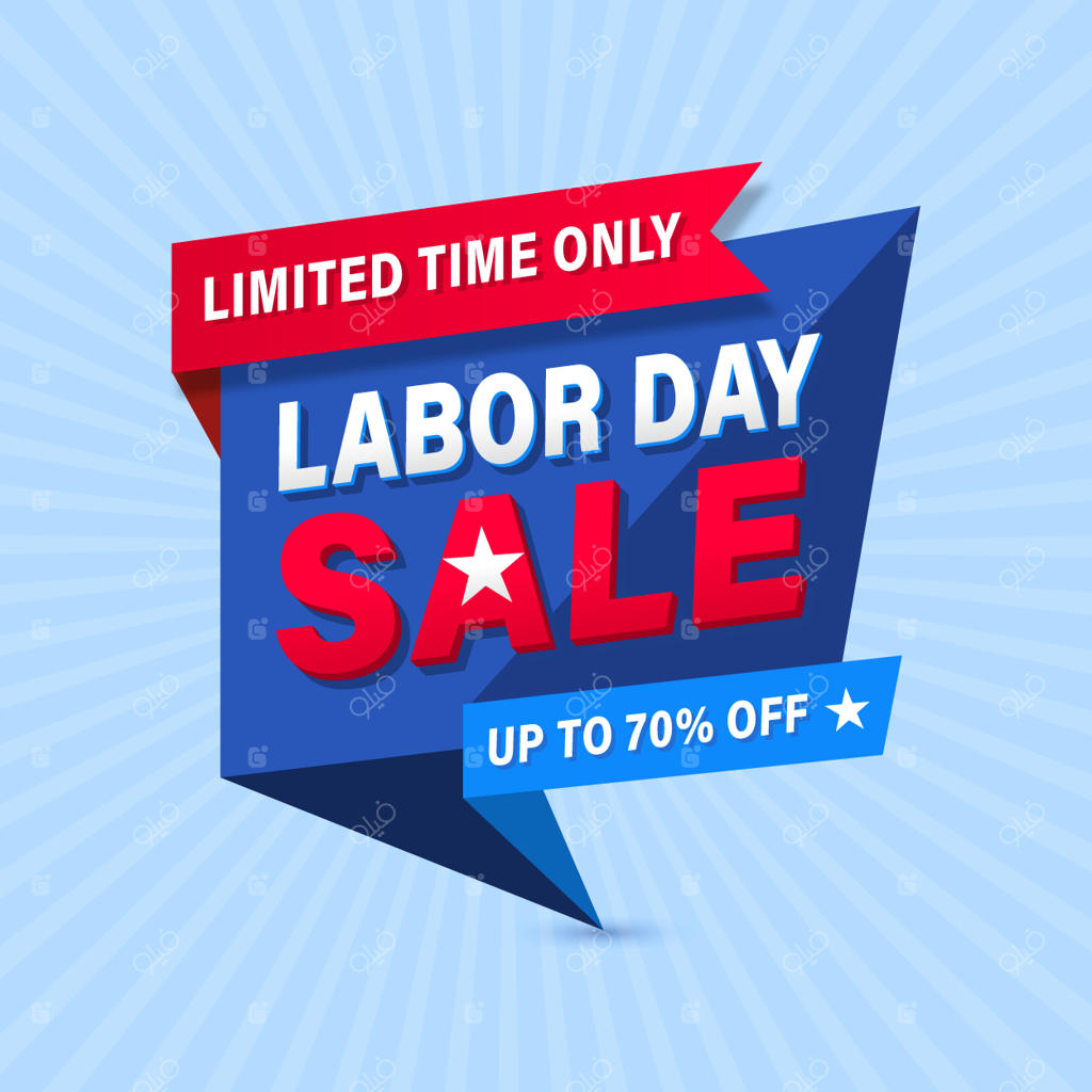 قالب بنر تبلیغاتی تخفیف ویژه روز کارگر