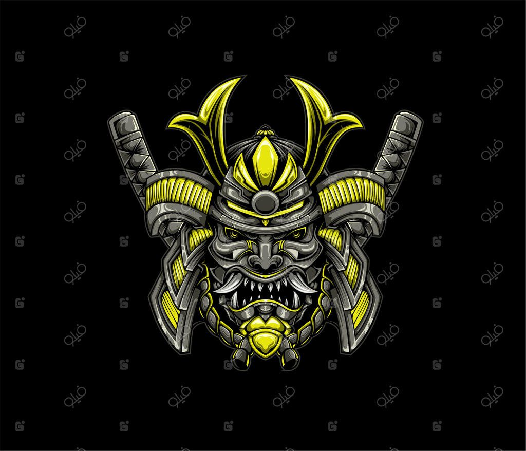 تصویر سامورایی طلایی