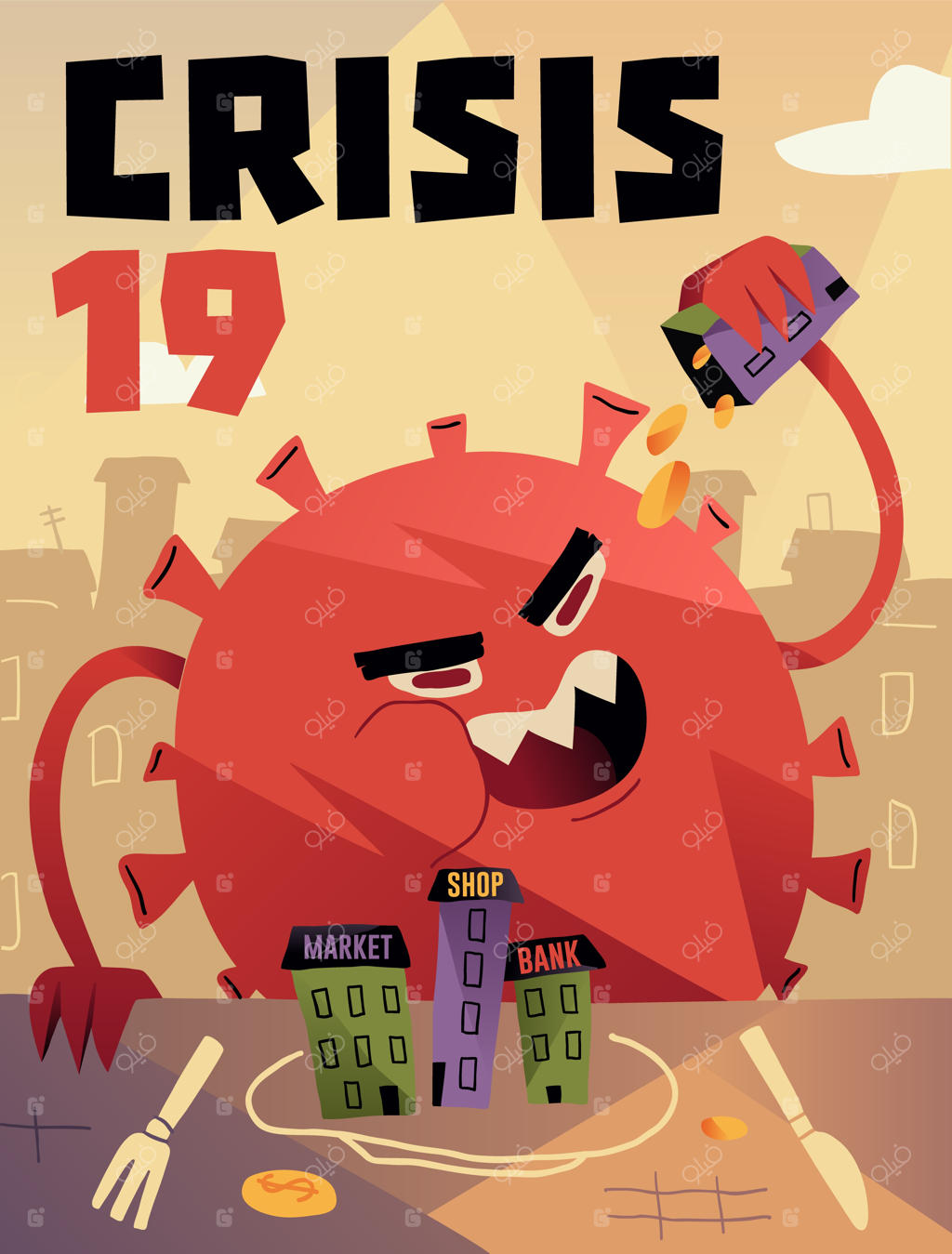 تأثیر ویروس کرونا بر اقتصاد جهانی و بحران مالی بازارهای سهام