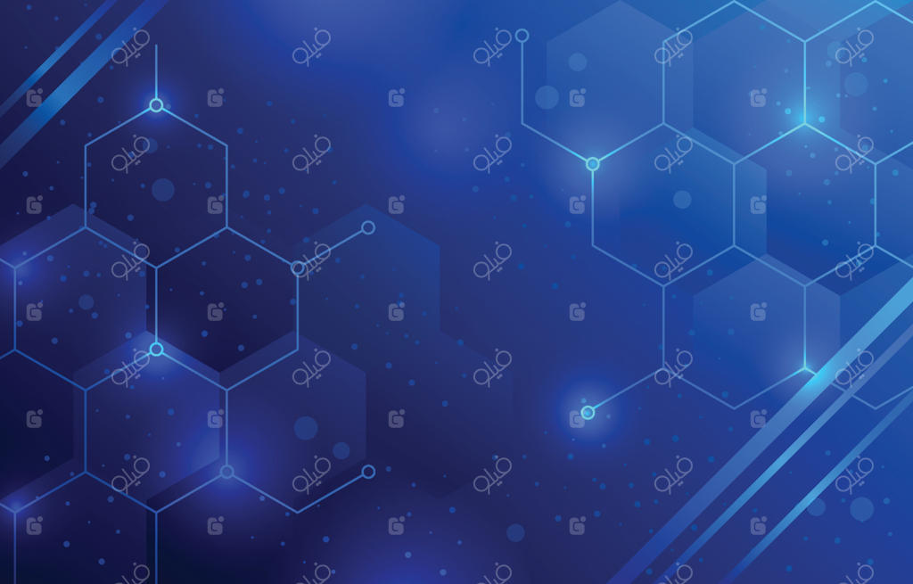 پس‌زمینه آبی فناوری