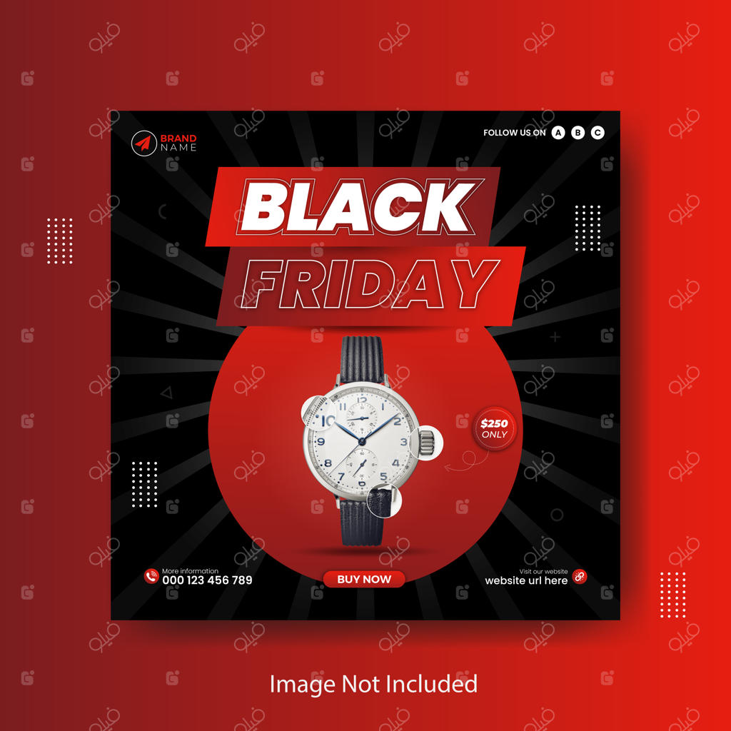 تبلیغ فروش ویژه جمعه سیاه برای شبکه‌های اجتماعی