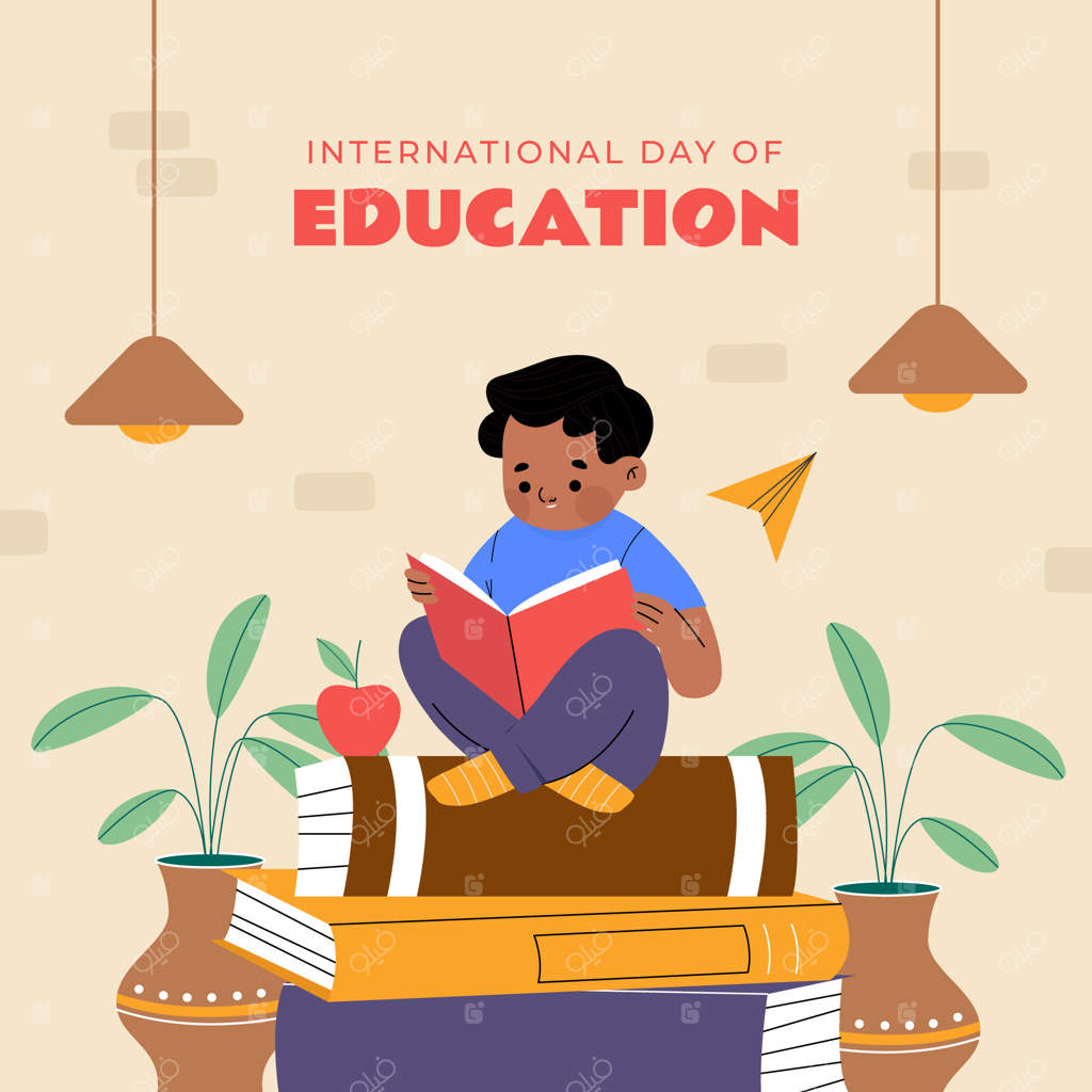 طرح دستی برای روز جهانی آموزش