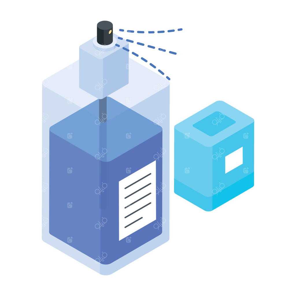 آیکون ایزومتریک لوازم آرایشگری