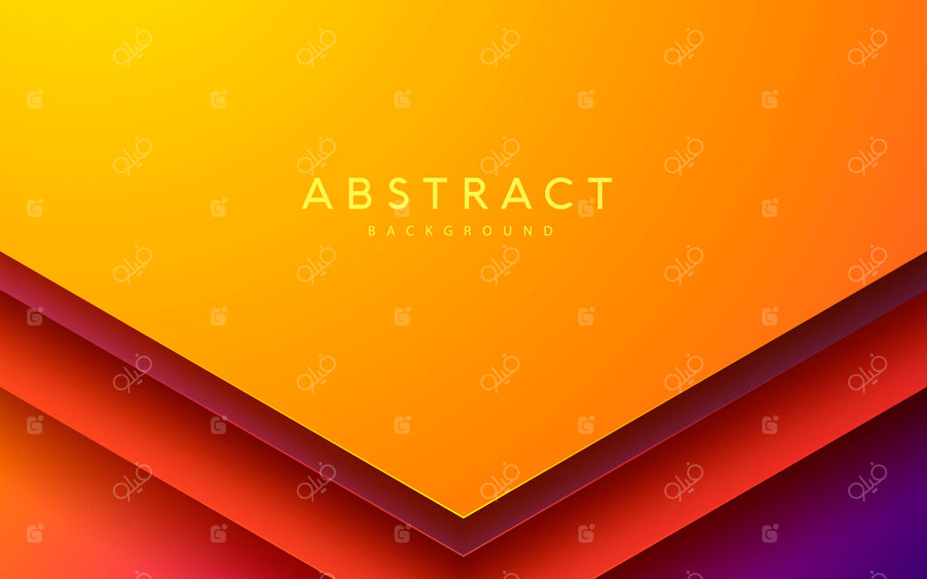 پیش‌زمینه‌ای با کاغذهای روشن و لایه‌های رنگارنگ هماهنگ