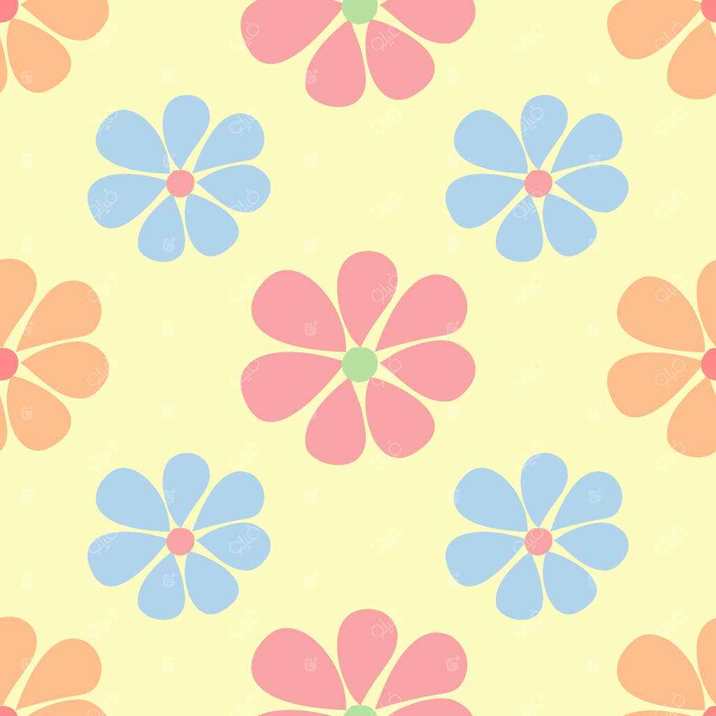 پارچه طرح باغ گل چند سبکه در رنگ‌های متنوع