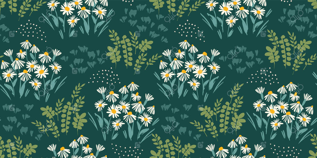 طرح انتزاعی گل‌دار یکپارچه - طراحی وکتور برای سطوح مختلف