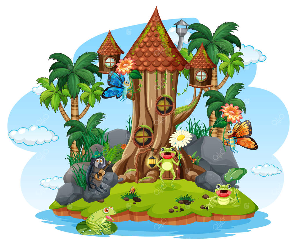 حشرات کارتونی در دل جنگل