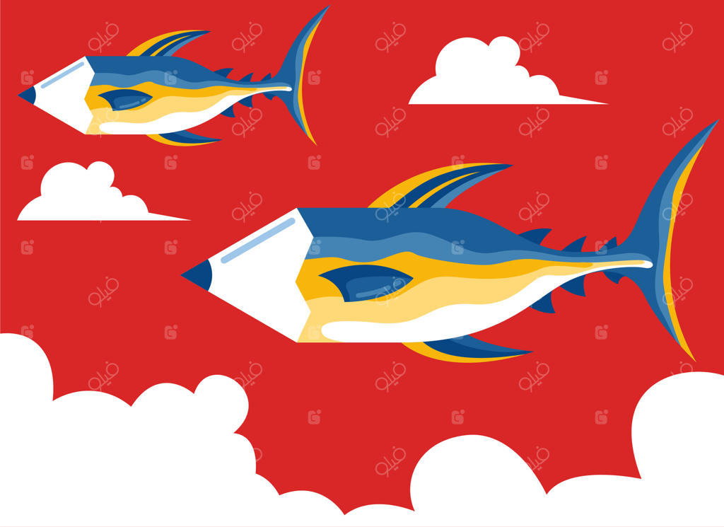 مدادهای مفهومی و تصویرسازی ماهی‌ها