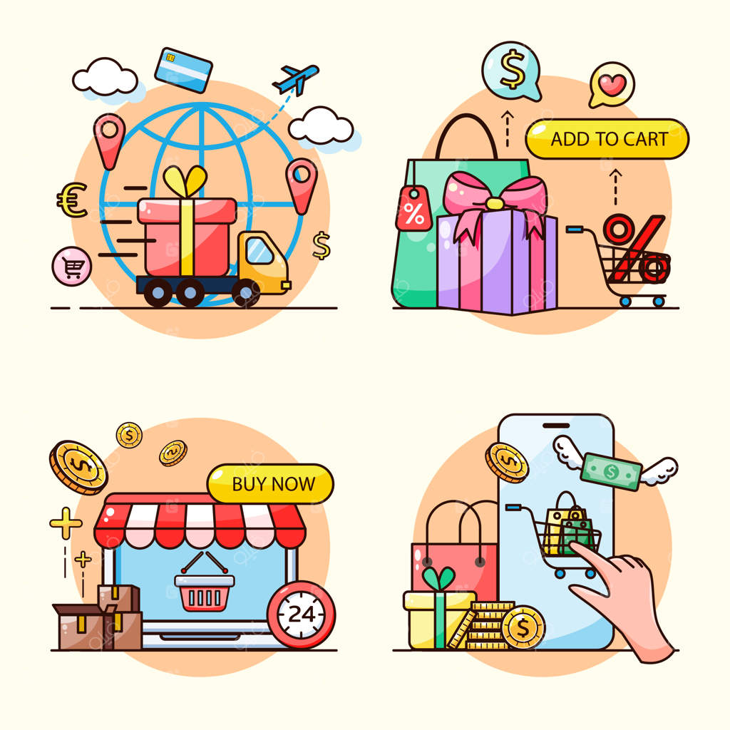 فرآیند خرید و پرداخت آنلاین با کامپیوتر، گوشی هوشمند و تبلت