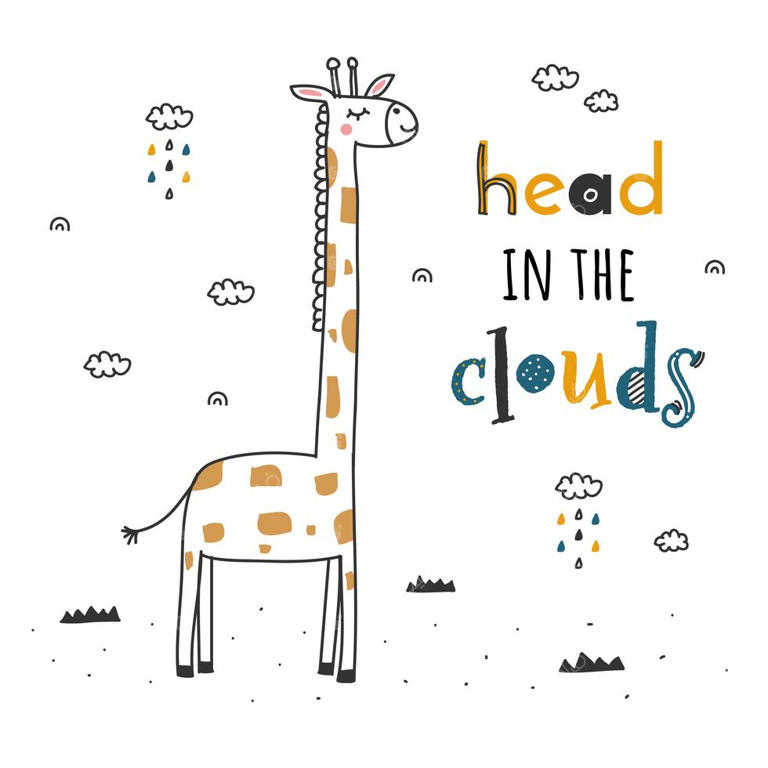 وکتور خیال پردازی در ابرها