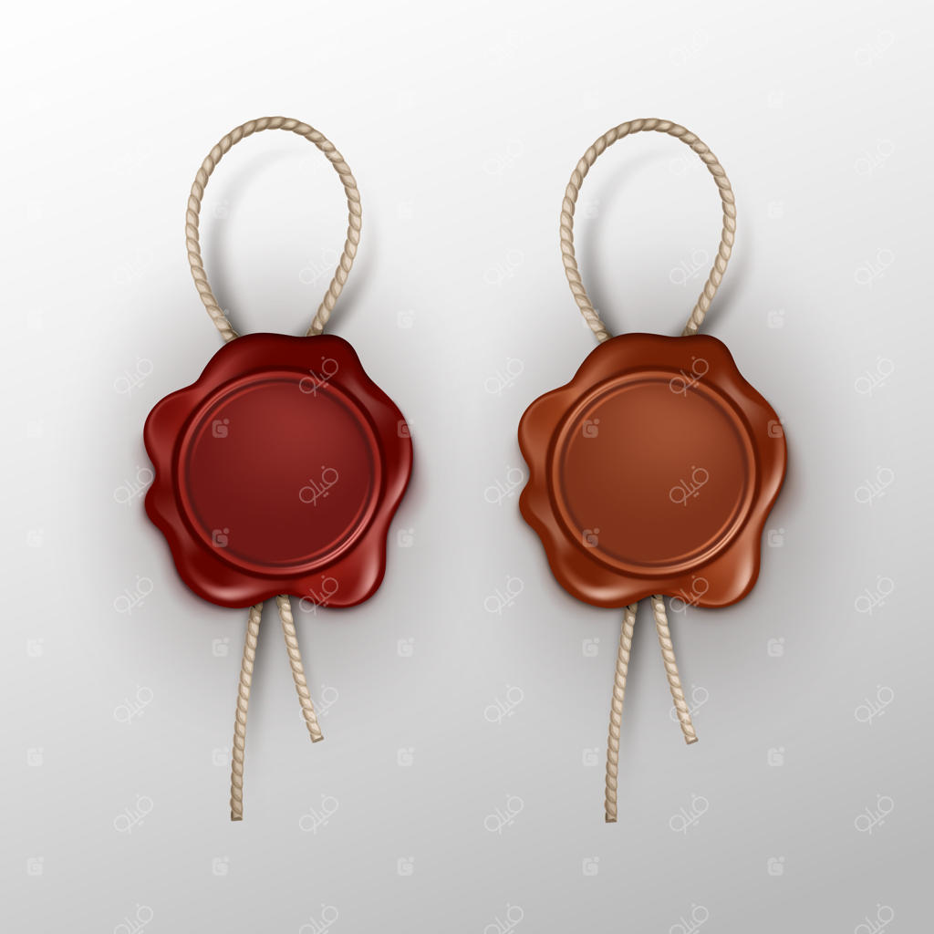 مجموعه مهر موم در پس‌زمینه