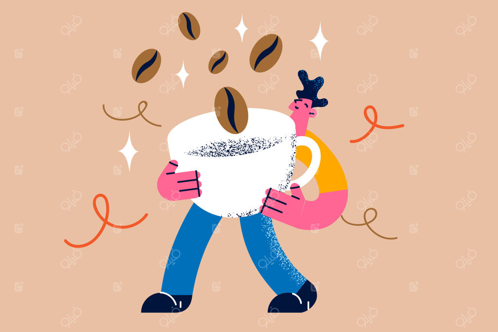 دانه‌های قهوه و مفهوم انرژی