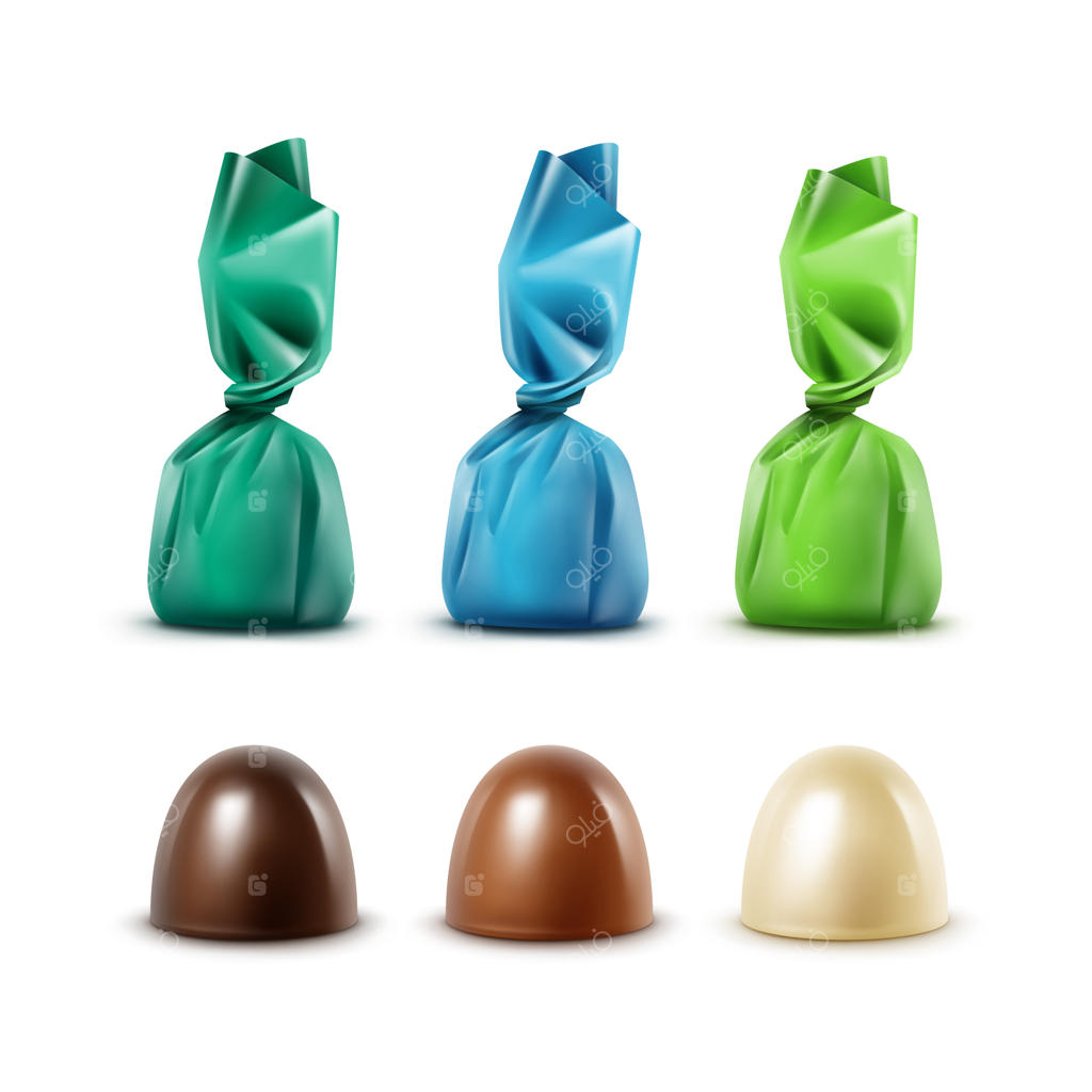 مجموعه‌ای از شکلات‌های واقعی‌نما