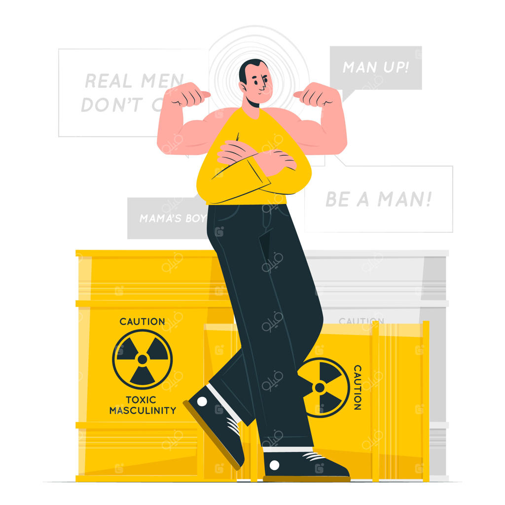 تصویرسازی از مفهوم مردانگی سمی