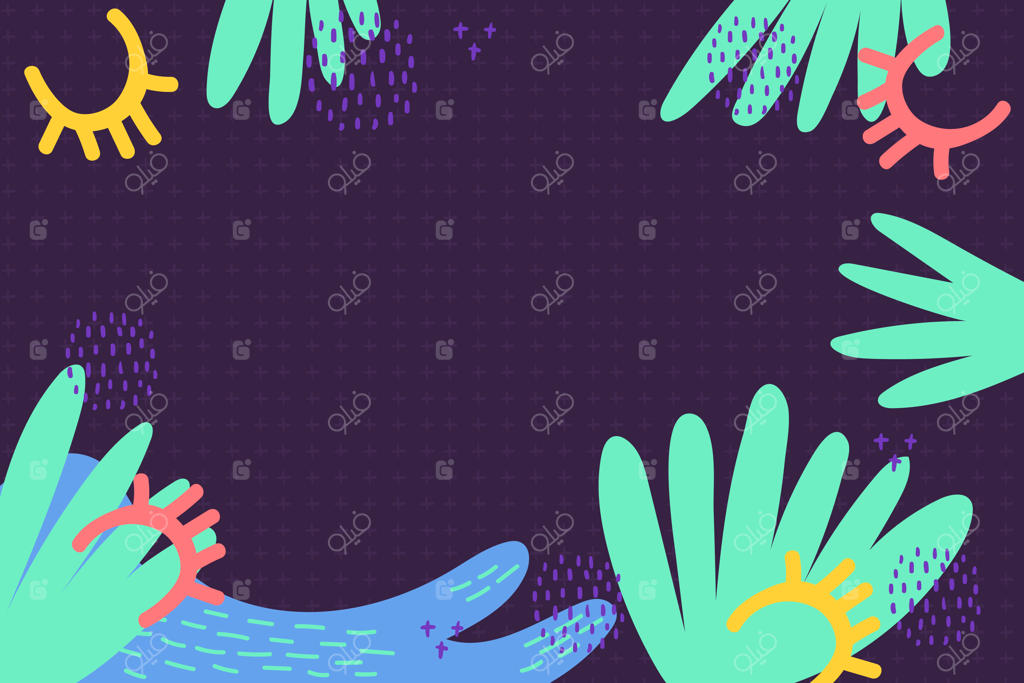 پس‌زمینه انتزاعی طرح دستی