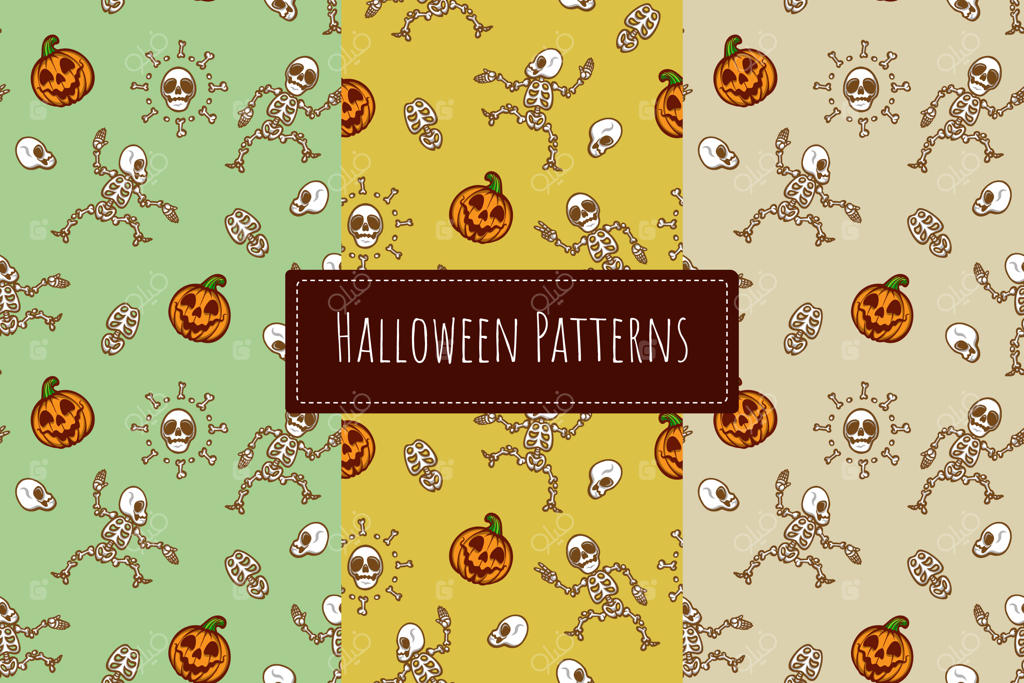 الگوی هالووین وکتور استودیو