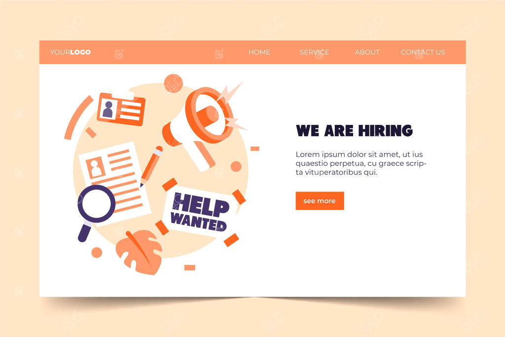 صفحه فرود: به همکاران جدید نیازمندیم