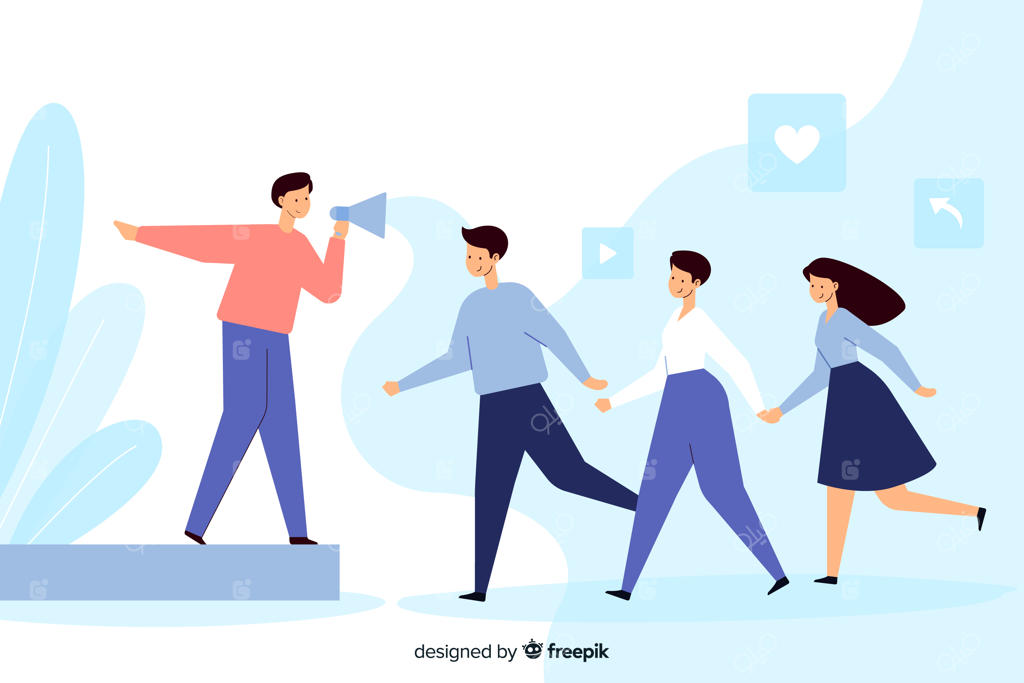 طرح معرفی دوستان با بلندگو تبلیغ کنید