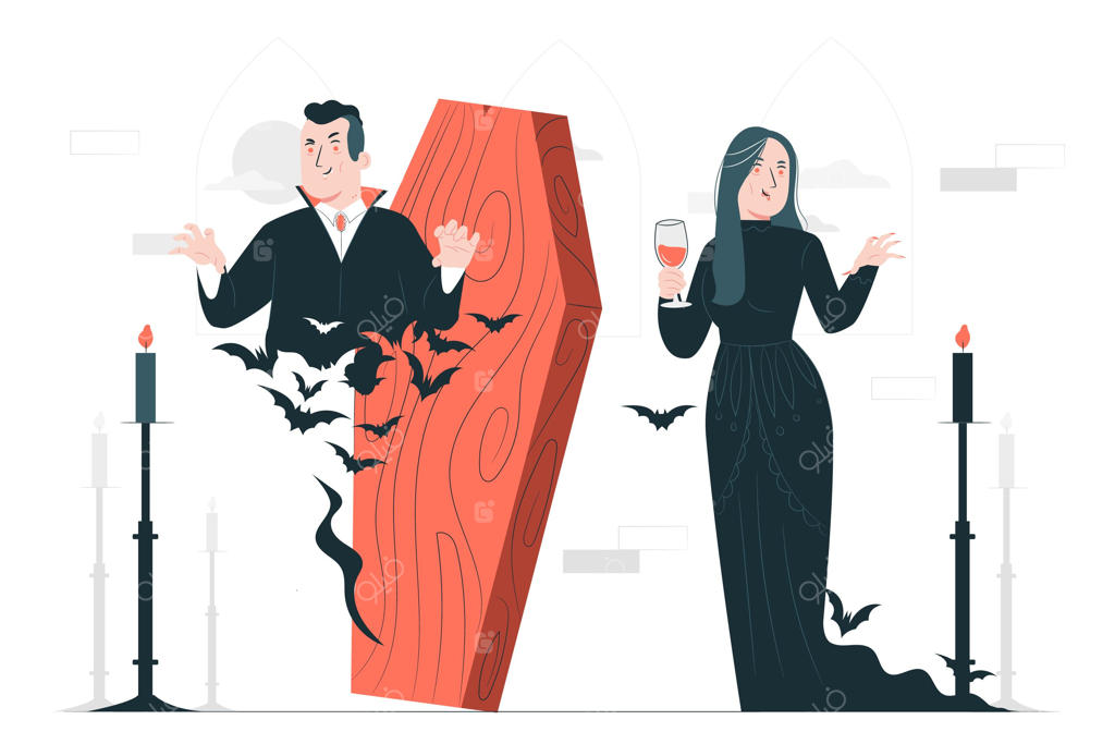 تصویرسازی مفهوم خون‌آشام‌ها