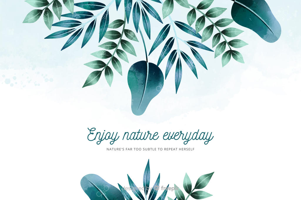 پس‌زمینه طبیعت با نقل قول