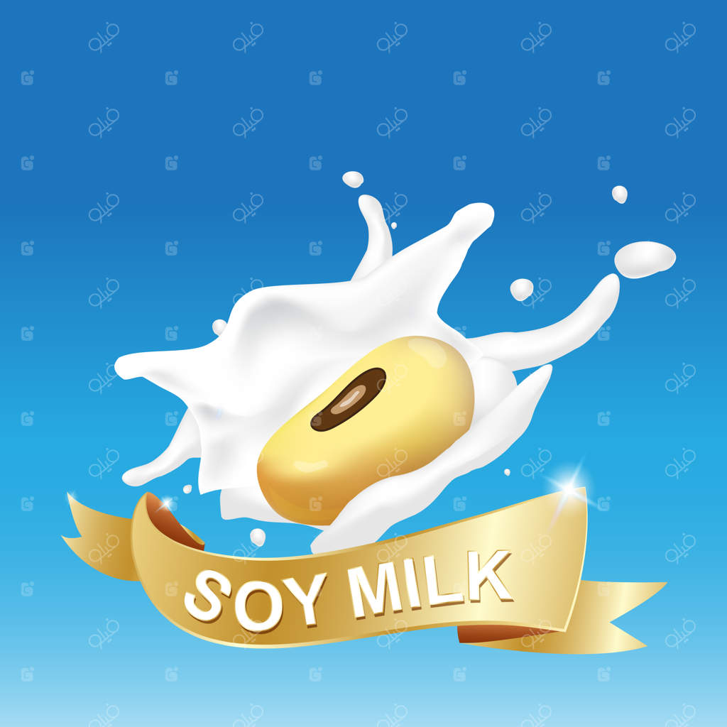 پاشیدن شیر سویا