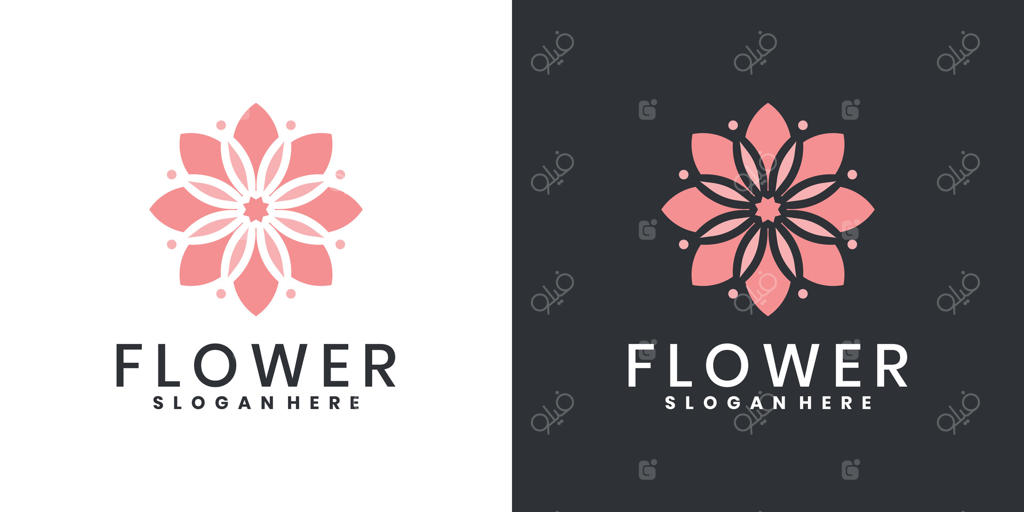 الهاماتی برای طراحی لوگوی گل نیلوفر آبی