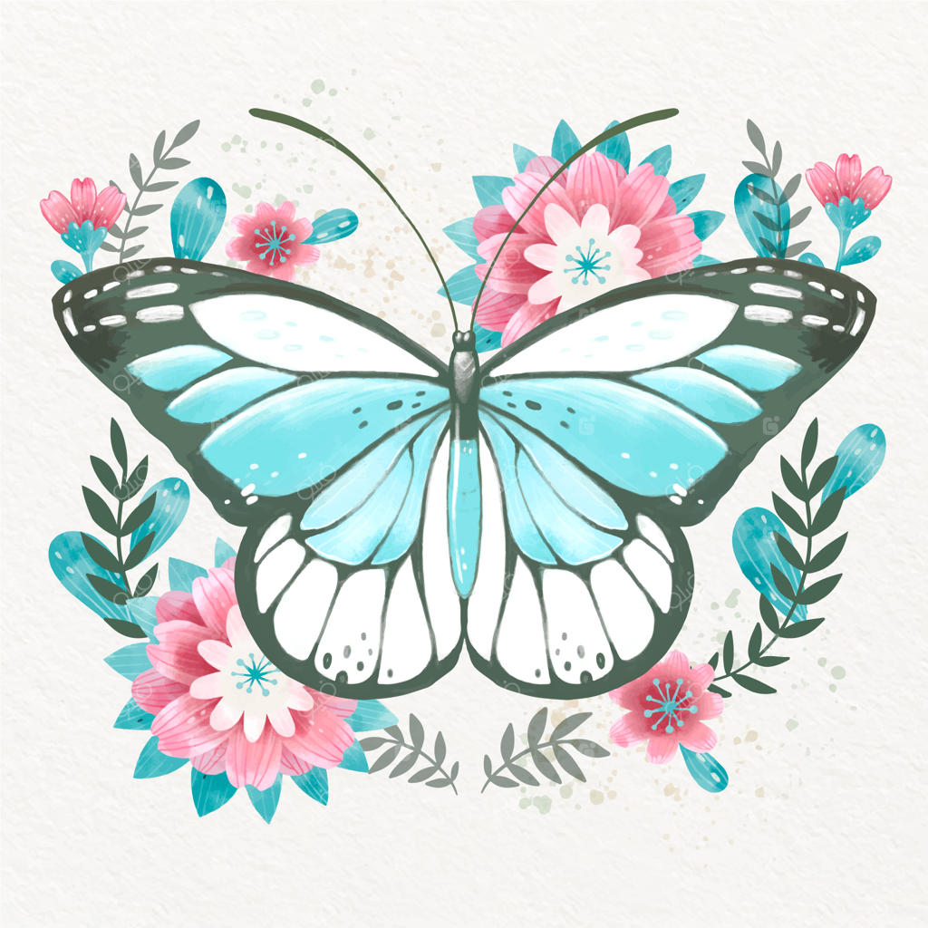 تصویر زمینه زیبای پروانه