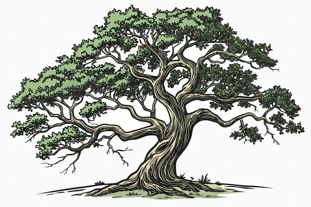 هنر درختان جنگلی واقع‌گرایانه برای طراحی گیاهی - طراحی درخت واقعی برای پروژه‌های فضای باز و طبیعت