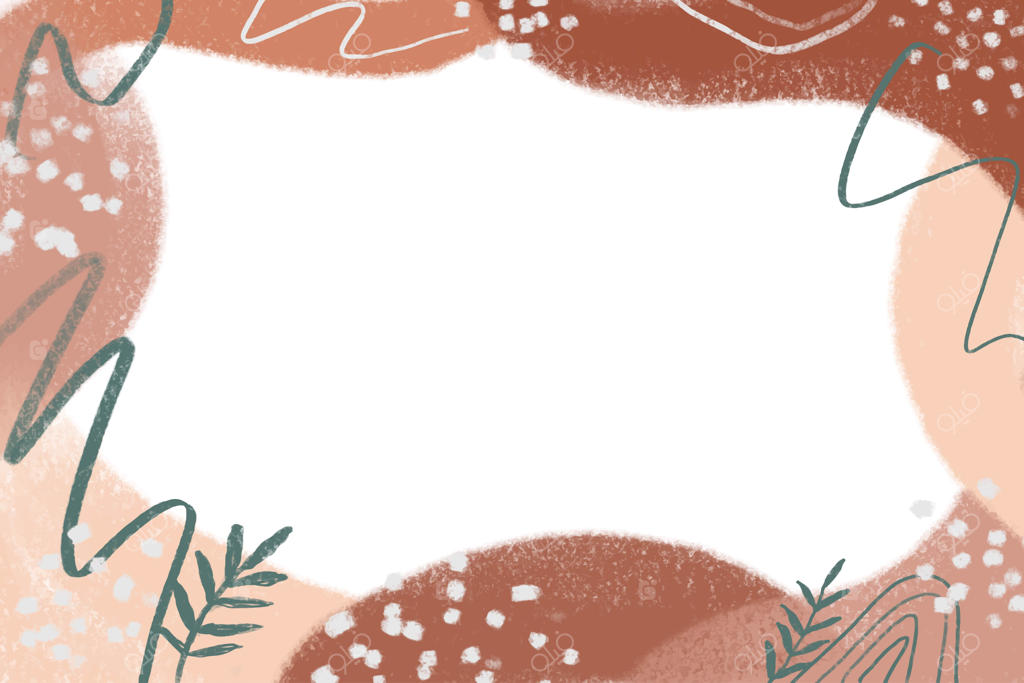 پس‌زمینه انتزاعی مینی‌مالیستی با رنگ‌های پاستلی و آبرنگ دستی کشیده شده