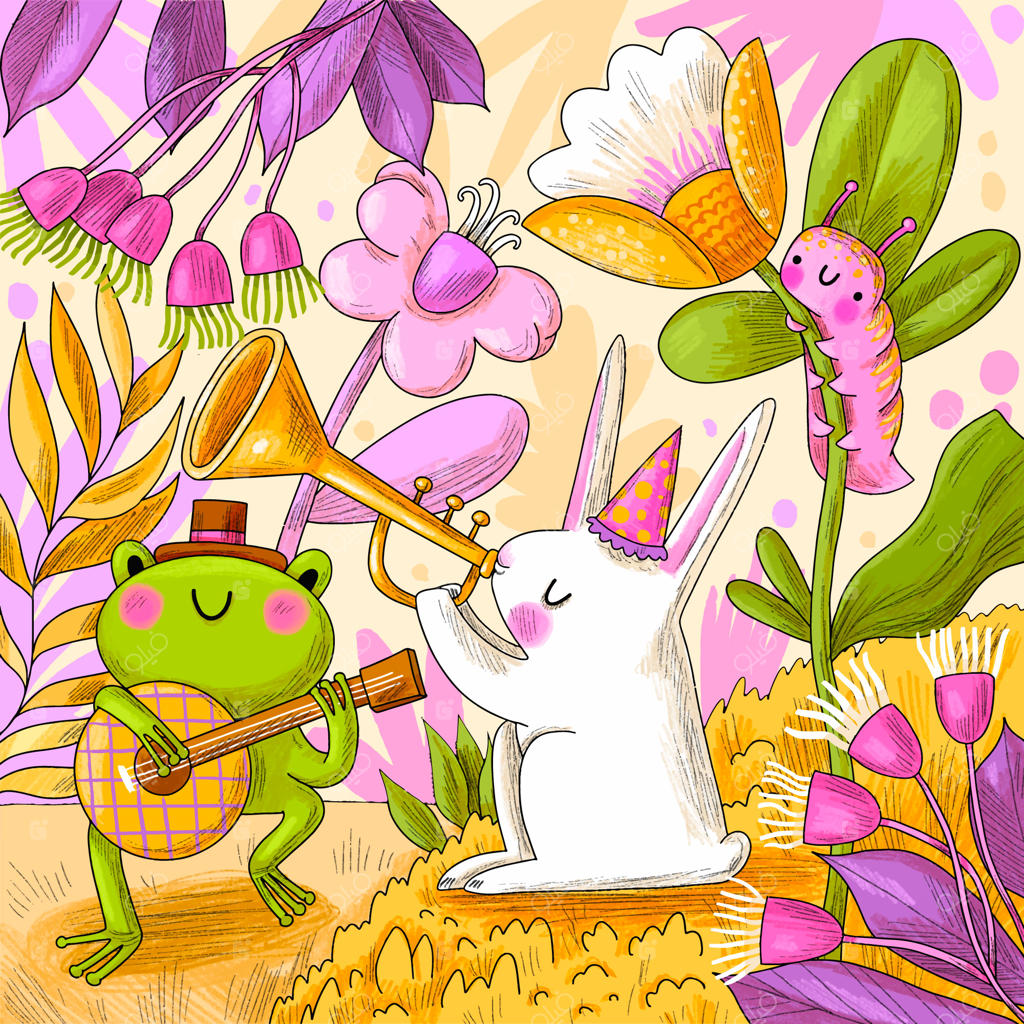 تصویرسازی دستی کتاب کودک