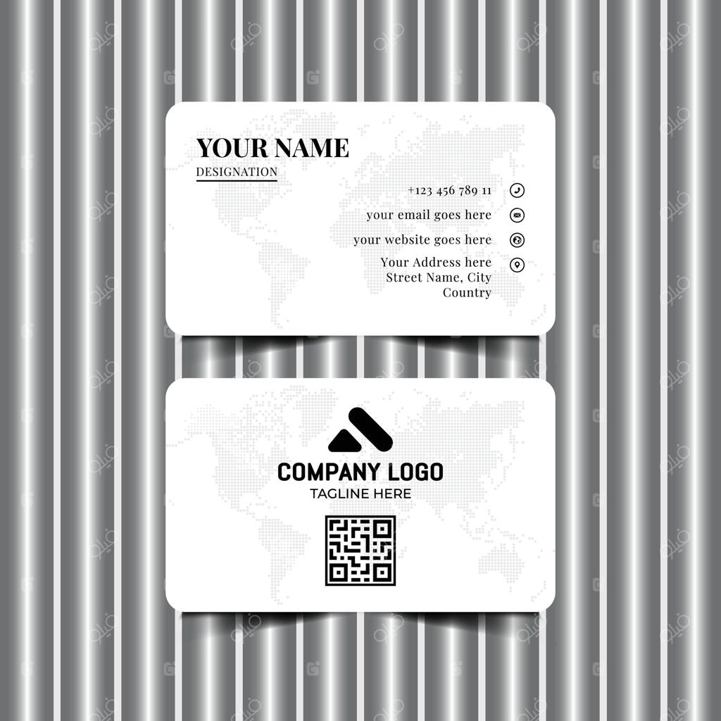 طراحی کارت ویزیت حرفه‌ای و مینیمالیستی، قالب مدرن و خلاقانه کارت ویزیت پاک و زیبا