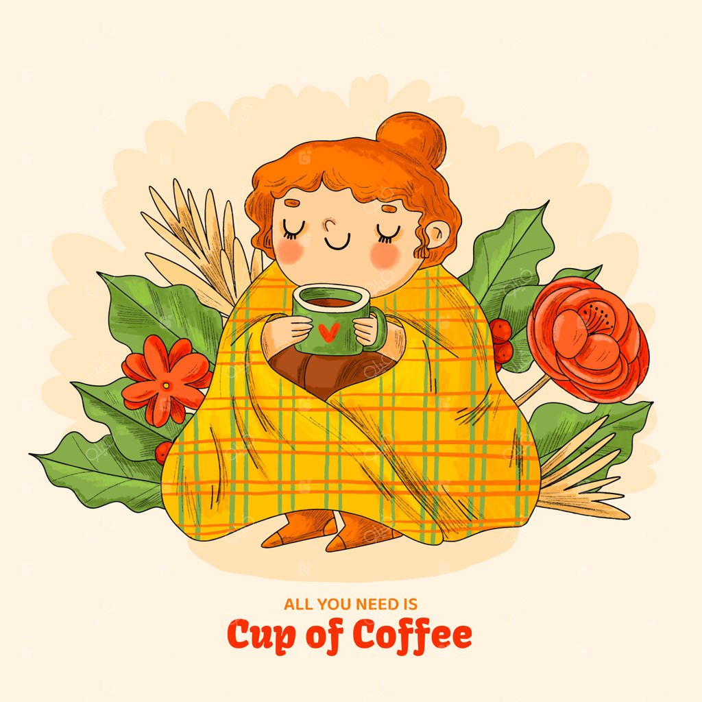 طرحی برای جشن روز جهانی قهوه