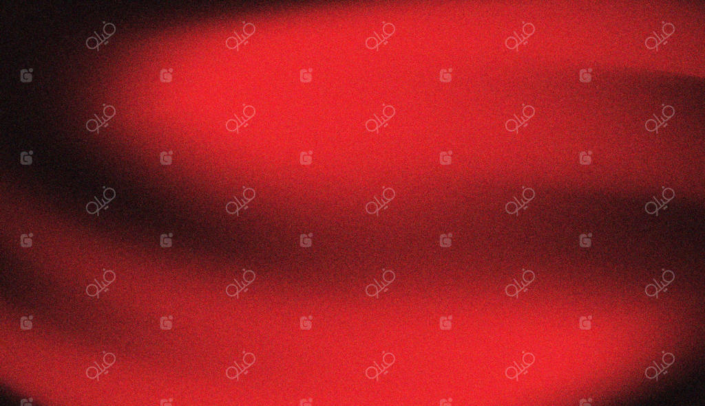 پس‌زمینه قرمز تند با بافت دانه‌دار و جلوه انتزاعی نور و سایه