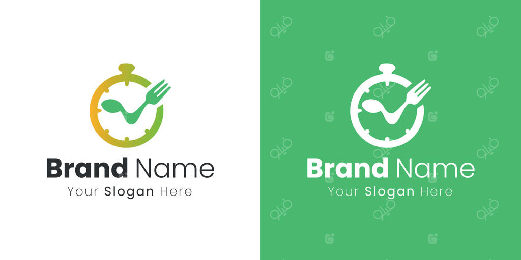 طراحی لوگوی خدمات آشپزی سریع برای افراد پرمشغله