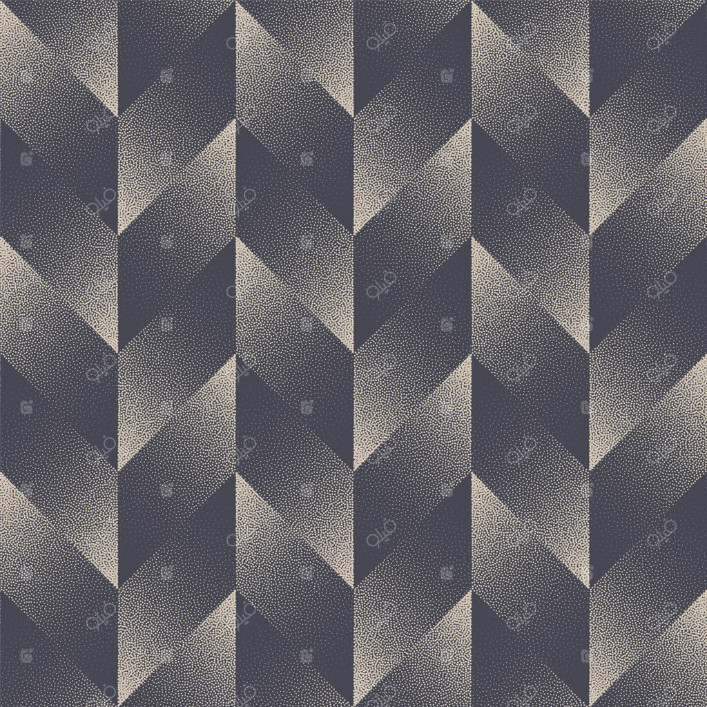 طرح مدرن کاشی‌های جناقی: پترن بی‌نظیر و خلاصه پس‌زمینه انتزاعی وکتور با نقاط سبک