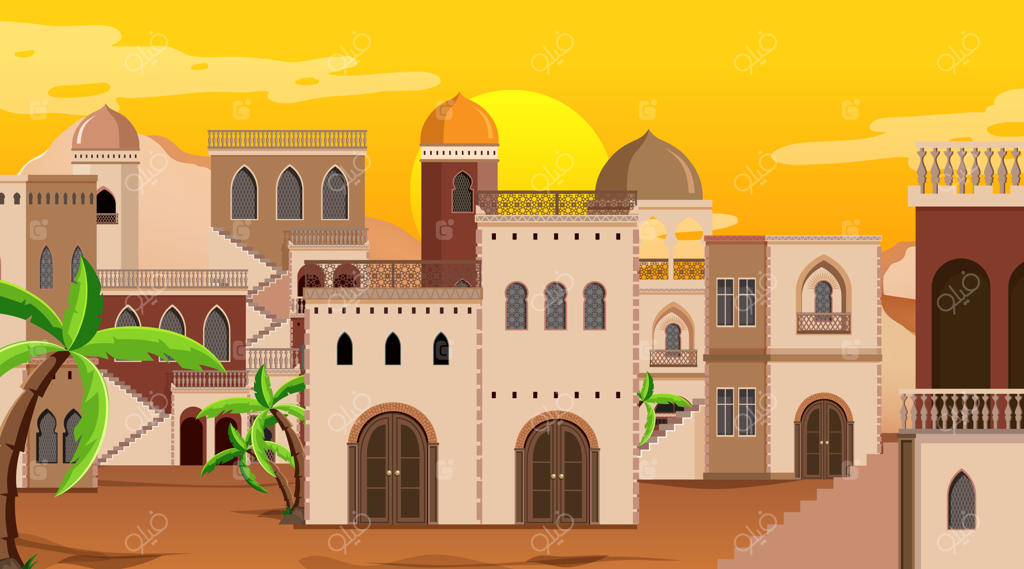 منظره‌ای از شهری با ساختمان‌های فراوان