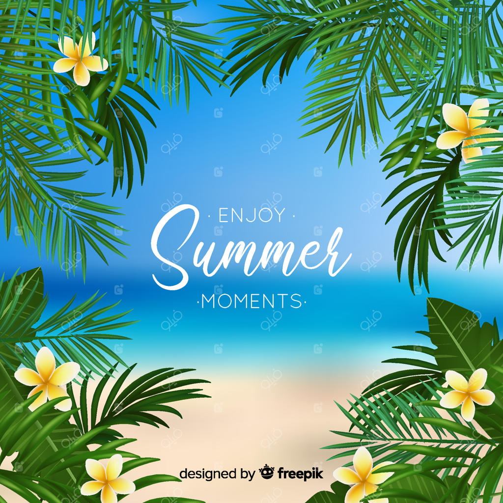 لذت بردن از پس‌زمینه تابستانی